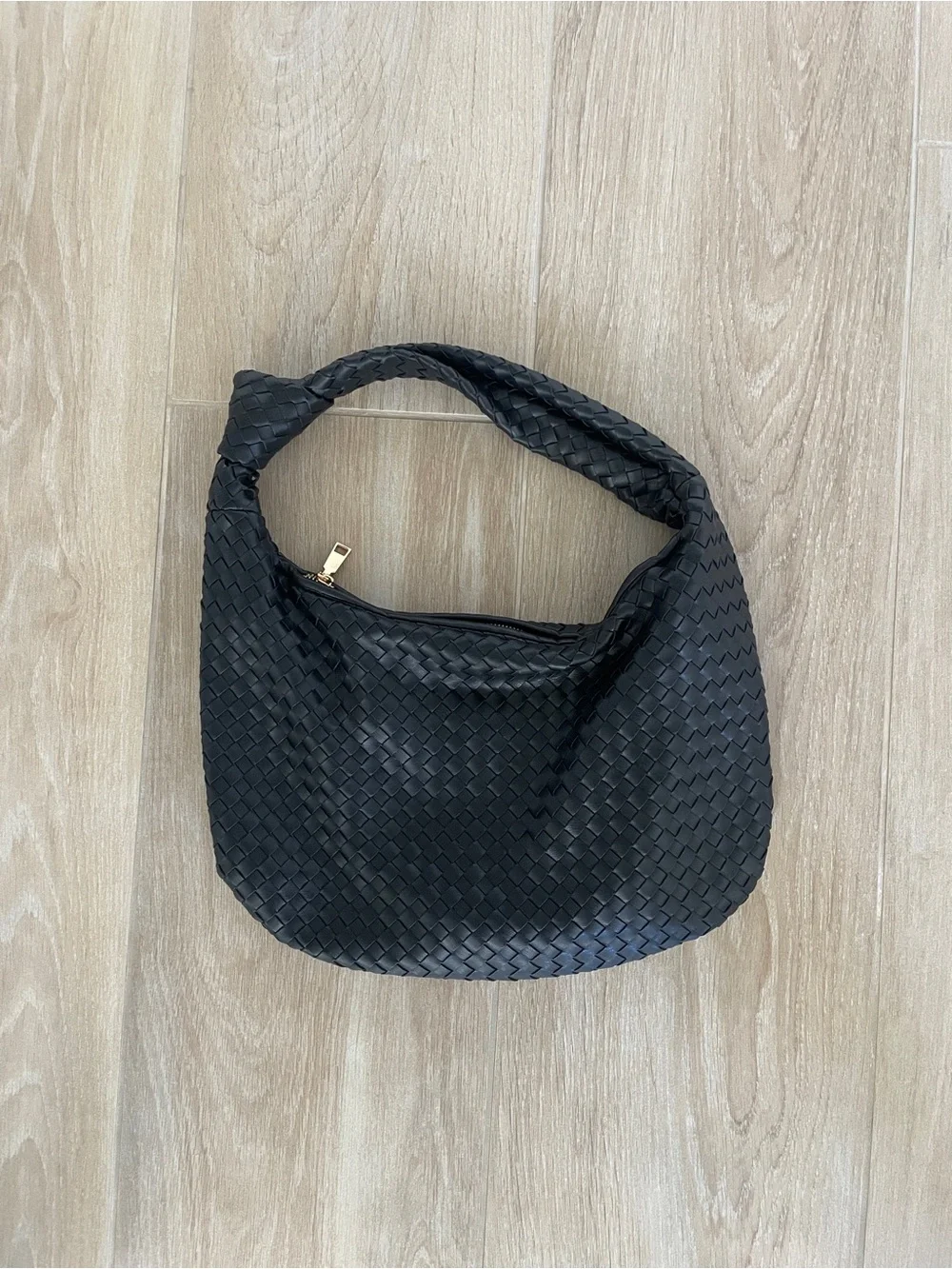 Anthropologie Melie Bianco Brigitte Large Faux Leather Shoulder Bag EUC Hobo Bag